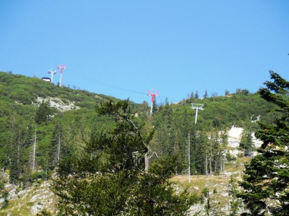 Das Feuerkogelplateau ist in Sichtweite.