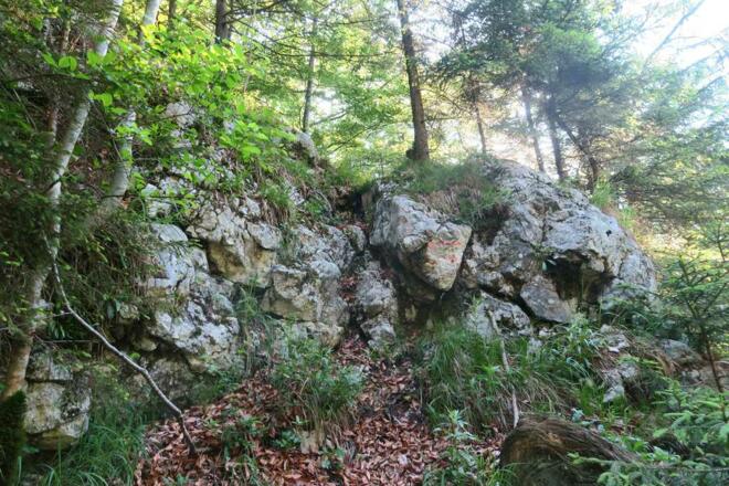 Immer wieder gibt es verblasste Markierungen