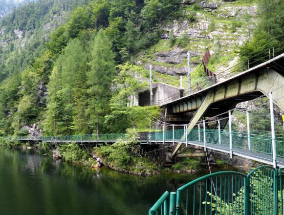 Stahlkonstruktion am Ostuferweg um 525m