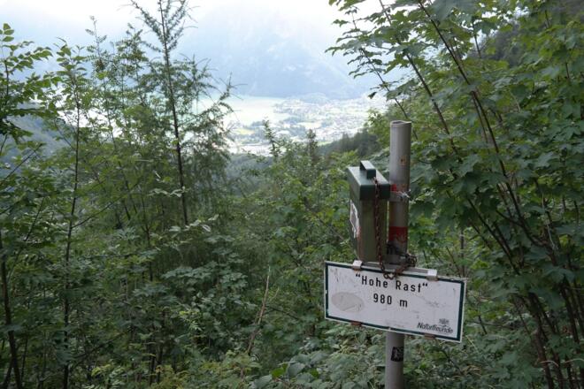 Aussichtspunkt &quot;Hohe Rast&quot;.