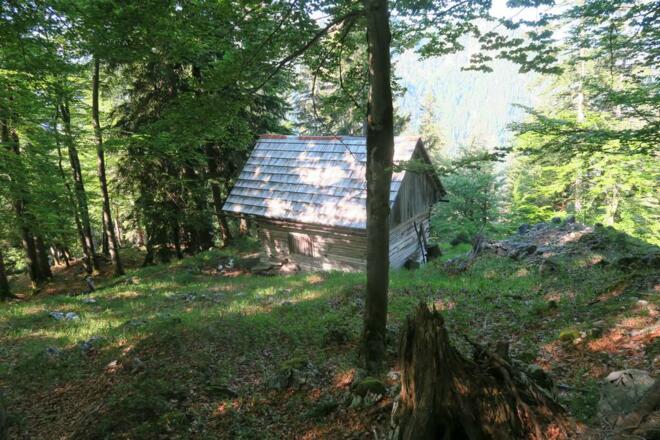 Zur Löckerkogeljagdhütte muss man nicht gehen, weil da verliert man wieder ein paar Höhenmeter. Ich schaute trotzdem kurz vorbei