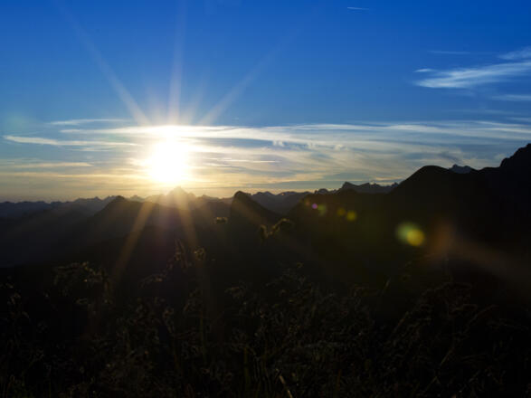 Sonnenaufgang Zafernhorn Faschina