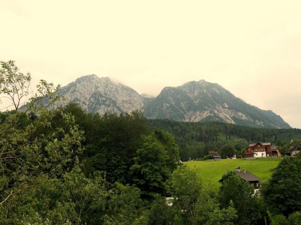 Sarstein bei der Auffahrt zum Pass um 800m