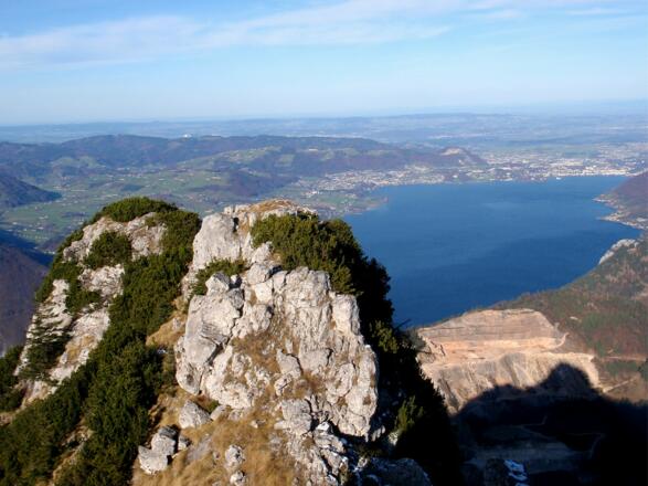 Tiefblick auf Gmunden