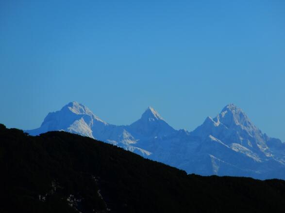 Hochlecken, Dachsteinblick (gezoomt)
