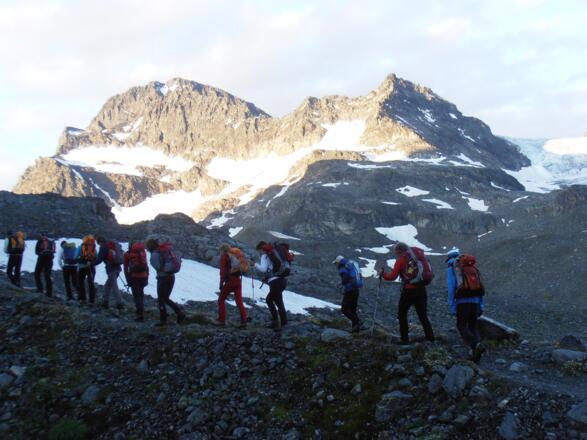 Blick zum Großen Piz Buin.