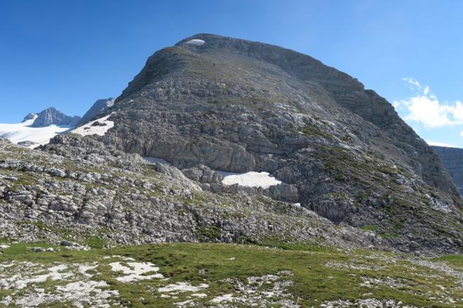 Beim Abstieg vom Mittleren Ochsenkogel kommen mir die einzigen zwei Menschen des Tages entgegen