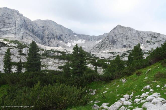 Hier blicke ich schon in das Tal, welches ich später durchschreiten werde