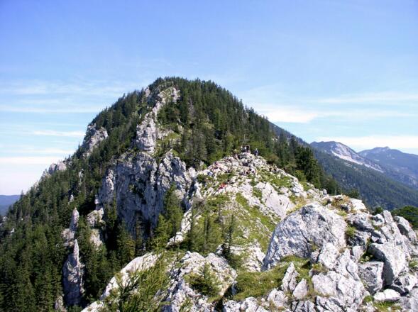 Am Vorgipfel des Gr. Schobersteins 1025m