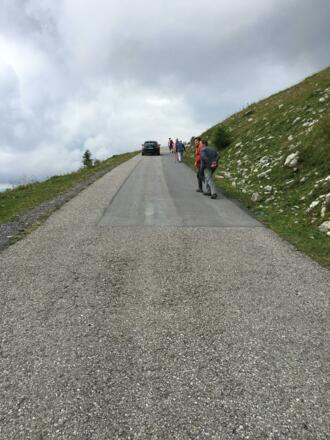 Mautstrasse zurück zur Enzianhütte