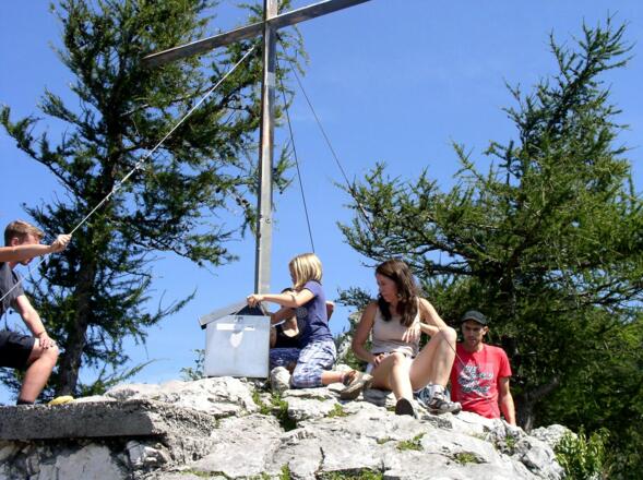 Gr. Schoberstein 1037m, Gipfelbucheintragung