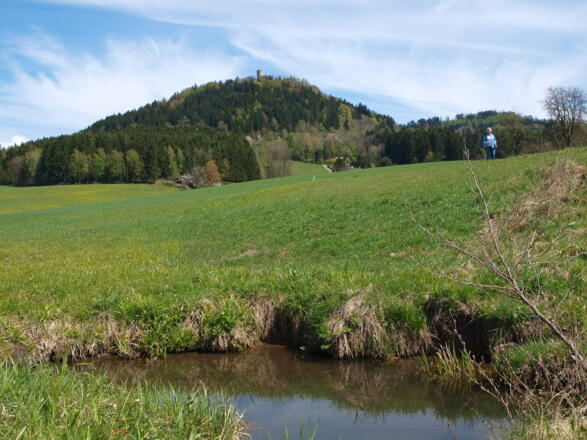 Kleine Rodl 570 m mit Ruine Waxenberg