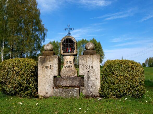 Wegmarterl 740 m, Abstieg Hansberg