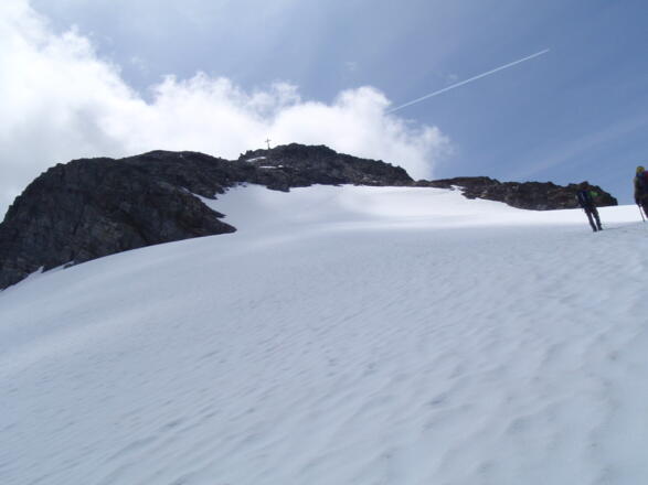 Am Jamjoch Richtung Hintere Jamspitze