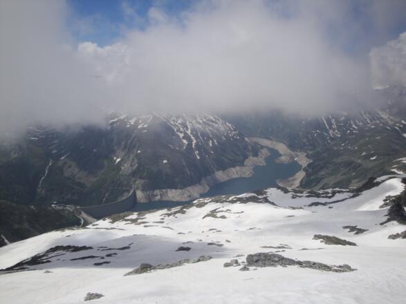 Stausee vom Weinschnabelgipfel