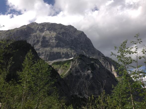 Wieder im Tal. Das Sonnjoch von der anderen Seite