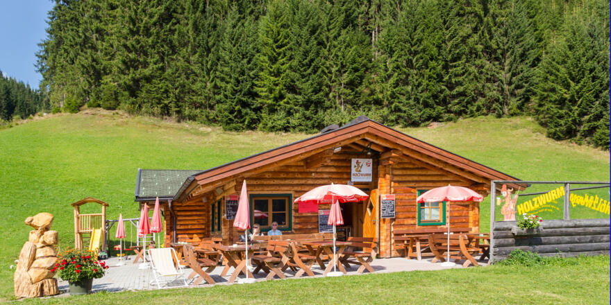 Die Jausenstation und Skihütte Holzwurm