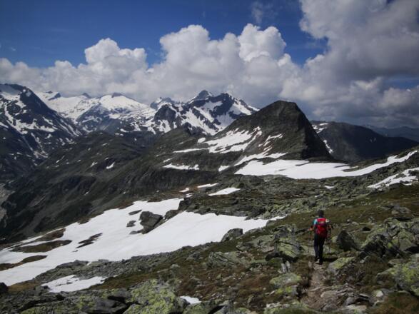 Weg von der Marchkarscharte zum Weinschnabel