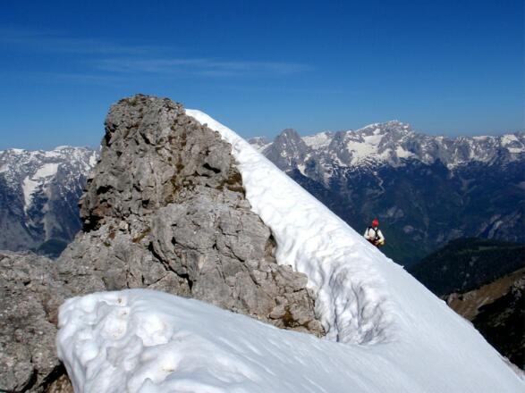 Am Schrockengrat unterwegs