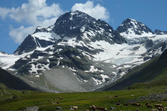 Großer Piz Buin (3.312 m) und Kleiner Piz Buin (3.255 m)