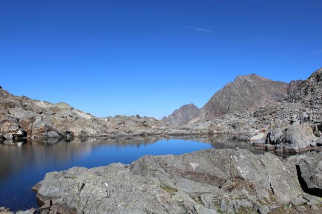 Eissee bei der Niederen Gradenscharte