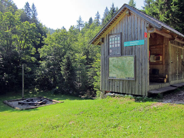 Biwakplatz Steyrsteg im Nationalpark Kalkalpen