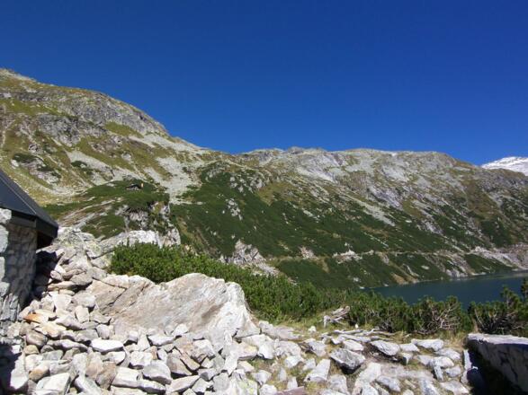 Blick Richtung Weinschnabel, Jagasteighütte