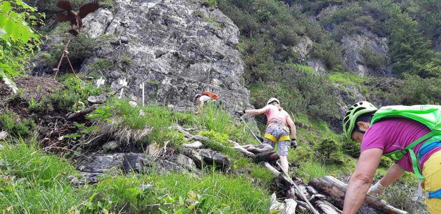 Nach der ersten Steilstufe ...