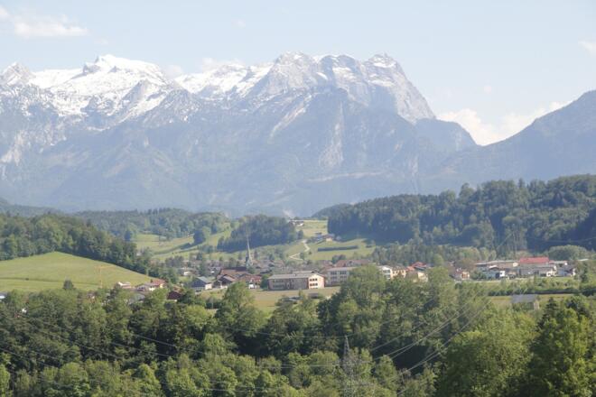 Wiestal mit Blick auf das Tennengebirge