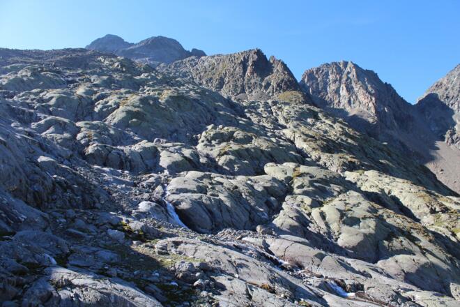 Aufstieg zur Niederen Gradenscharte