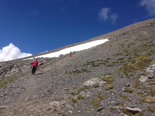 Abstieg über den Westrücken