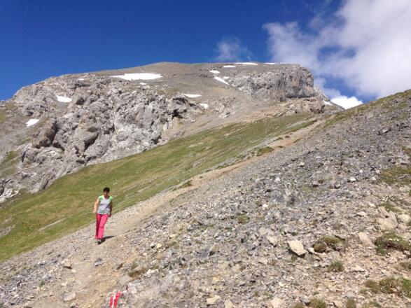 Abstieg über den Westrücken