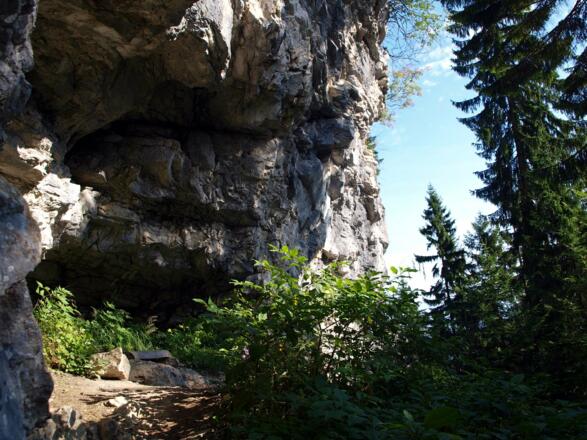 Unterstand beim Abstieg um 1095m