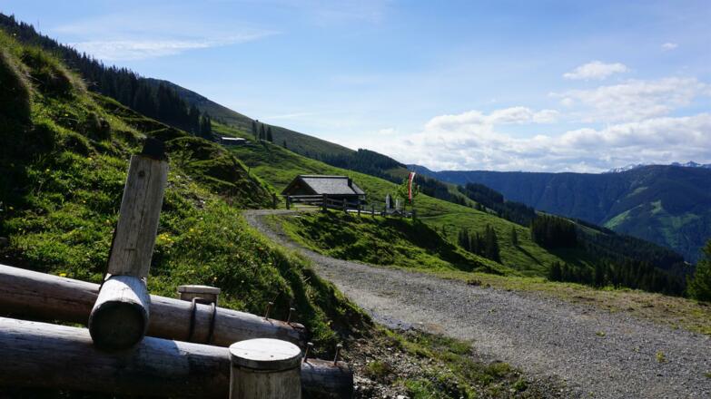 Blick zur Schützingalm