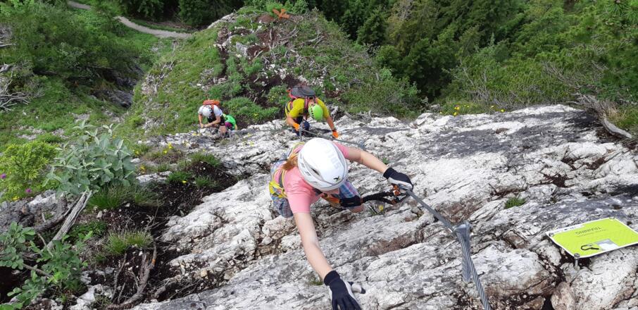 Kurze Steilstufen und ...