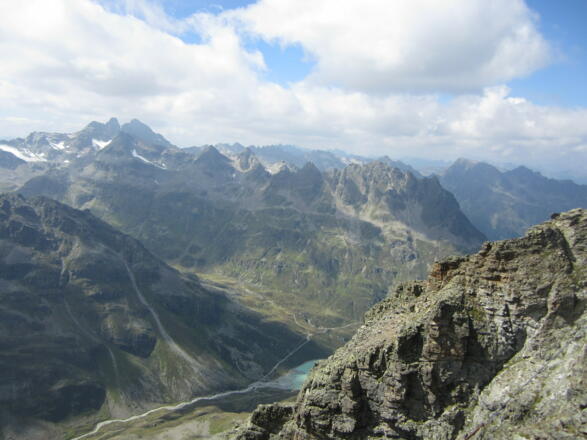 Blick vom Hohen Rad in Richtung Vorarlberg