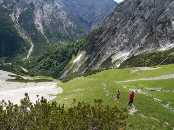 Immer steil hinauf zum Bärernlahnersattel