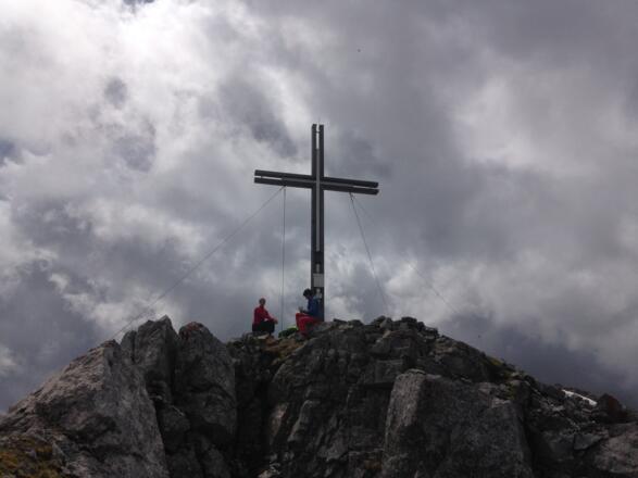 Am Gipfel des Sonnjoch