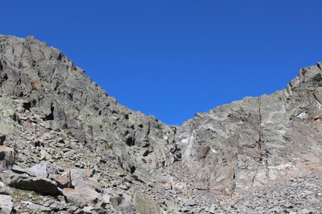 Rückblick zur Gradenscharte