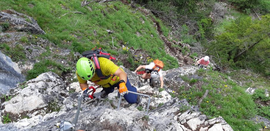... dem nächsten Steilaufschwung.