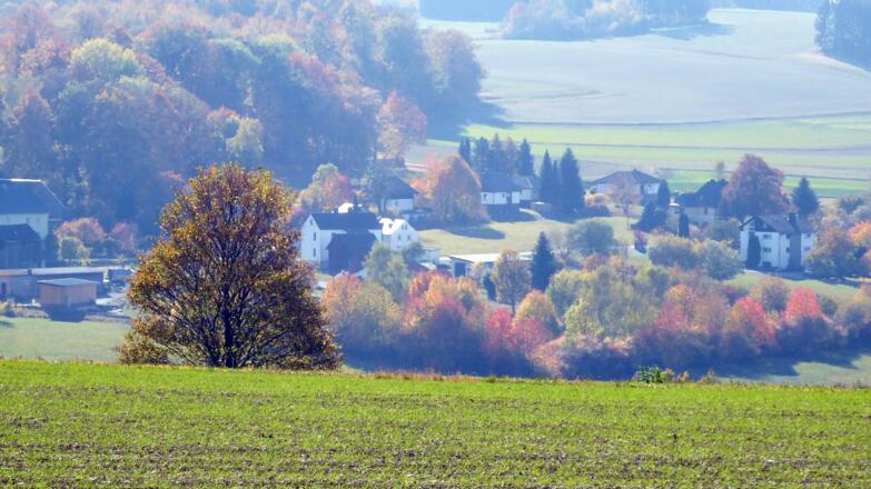 Blick nach Hadermannsgrün