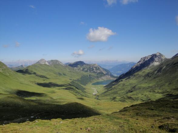 Tappenkarsee von unterhalb des Wurmkogels