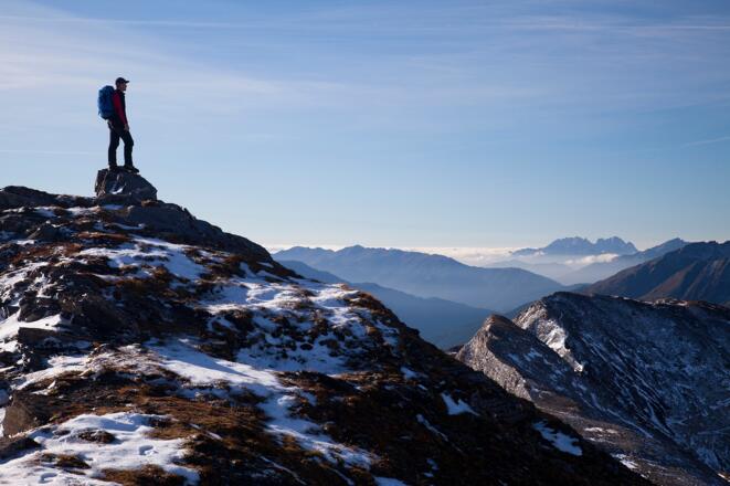 Am Grat (nahe der Rossscharte)