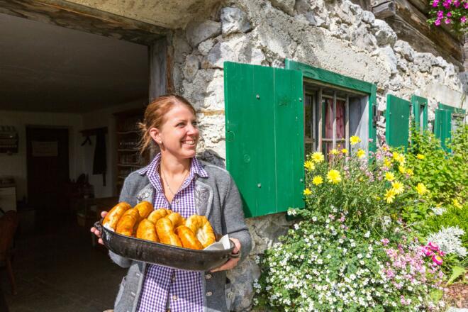 Die Bauernkrapfen auf der Aualm