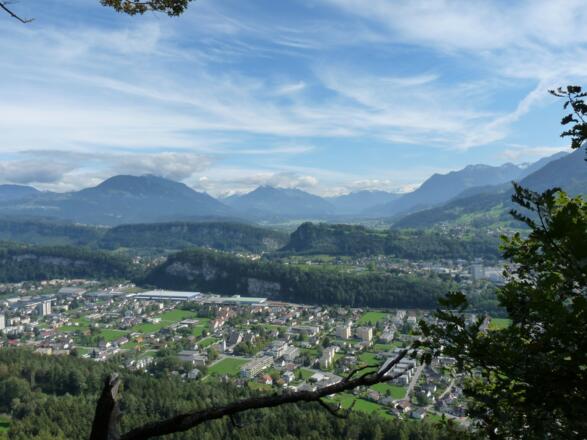 Blick vom Gantenstein über Feldkirch
