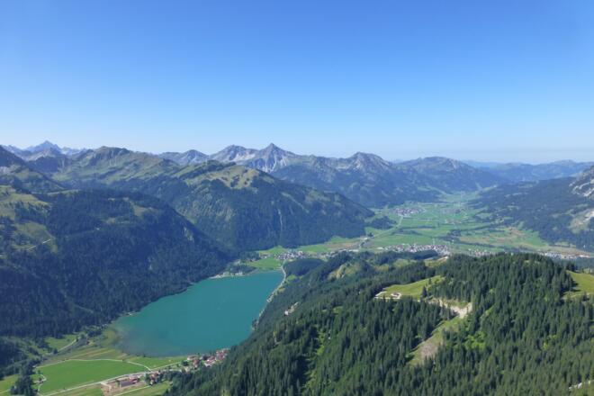 Haldensee - Blick von der Rot Flüh