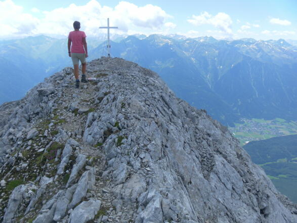 am Nordgrat des Westgipfels