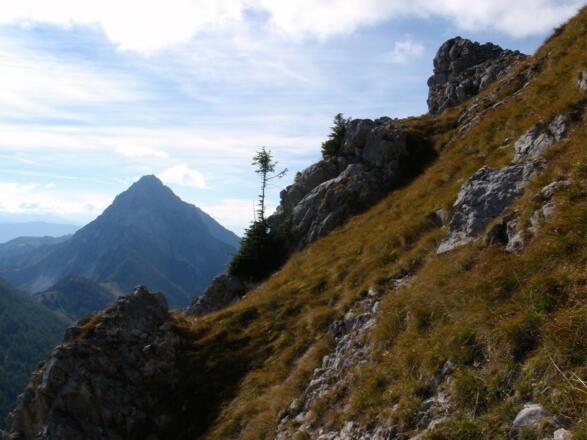Bosruck am Beginn vom Südgrat gesehen