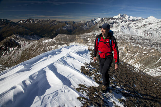 Aufstieg über den Westrücken des Hinteren Moderecks