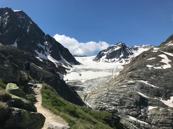Blick zum Pitztaler Gletscher
